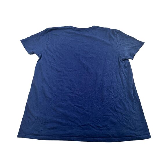 Dr. Who Shirt Mens Large Blue Short Sleeve Graphic The Daleks Tardis Sci-Fi - Picture 2 of 3